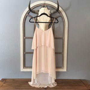 Dusty Pink High Low Dress